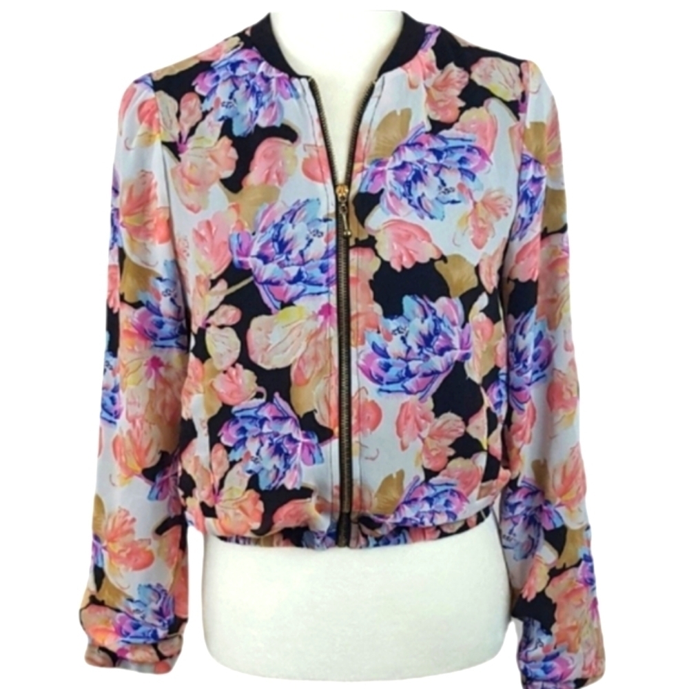 Japna‎ Y2K Floral Bomber Jacket